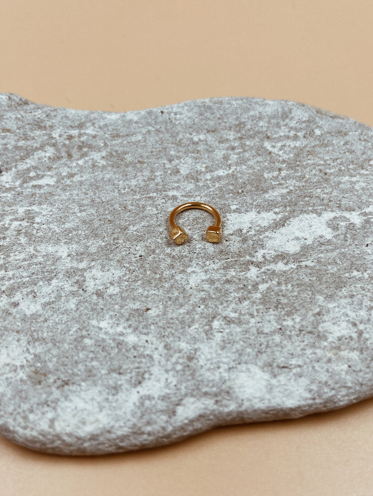 Negi Septum Ring | 18kt Solid Gold
