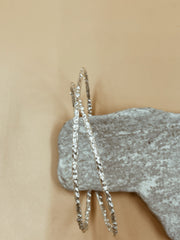 Drift Anklets in Silver Tone