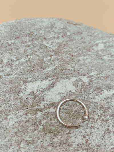 Essential Silver Tone Nose Ring