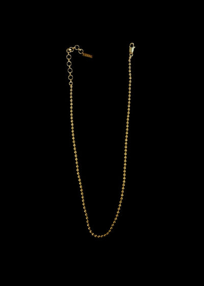 Mini Amira Ball Choker in Gold Tone