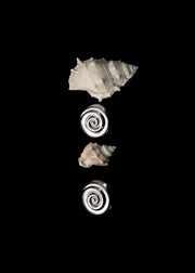 Retrospect Studs in Silver Tone