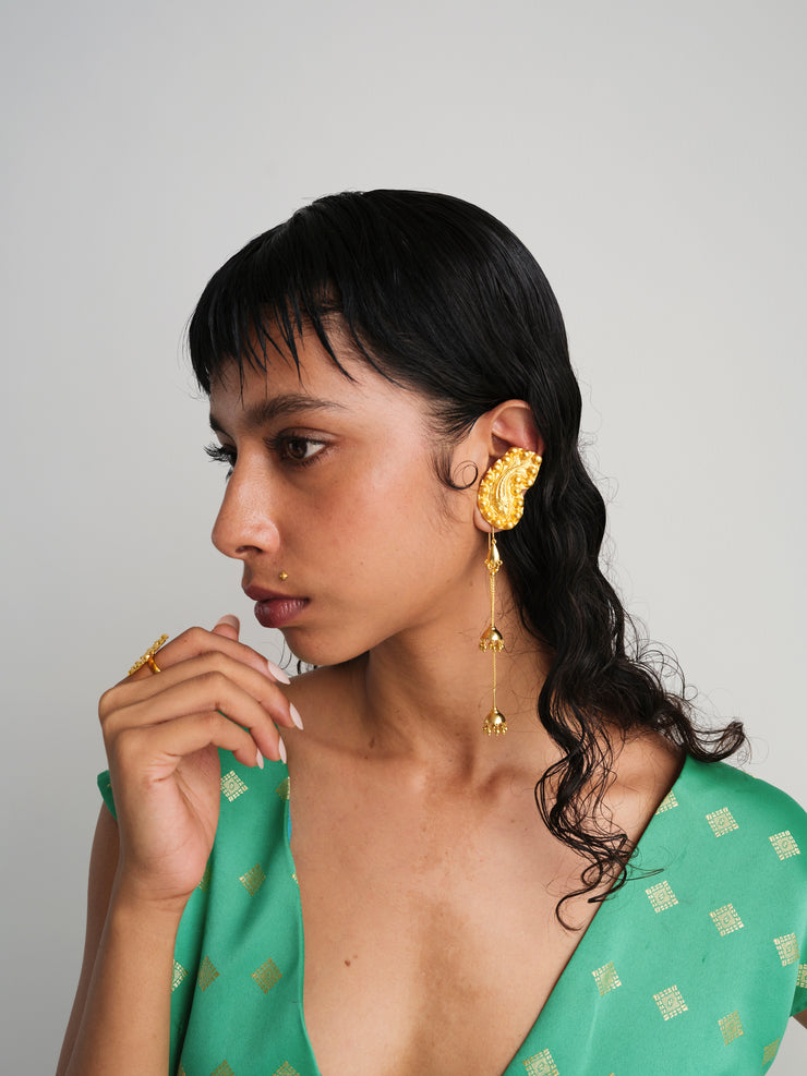 Darling Jhumkas in Gold Tone - Long