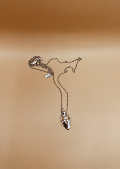 Homecoming Small Vase of Plenty Necklace in Silver