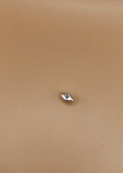 Evil Eye Nose Pin in Silver Tone