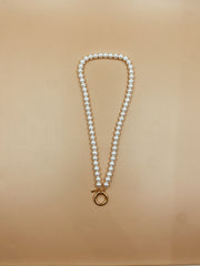 Moonlet Pearl Necklace