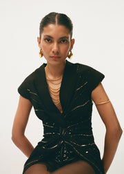 Big Fairuz Hoops in Gold Tone
