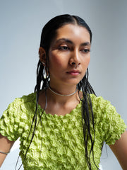 Big Fairuz Hoops in Silver Tone
