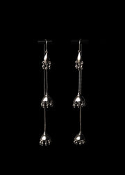Darling Jhumkas in Silver Tone - Long