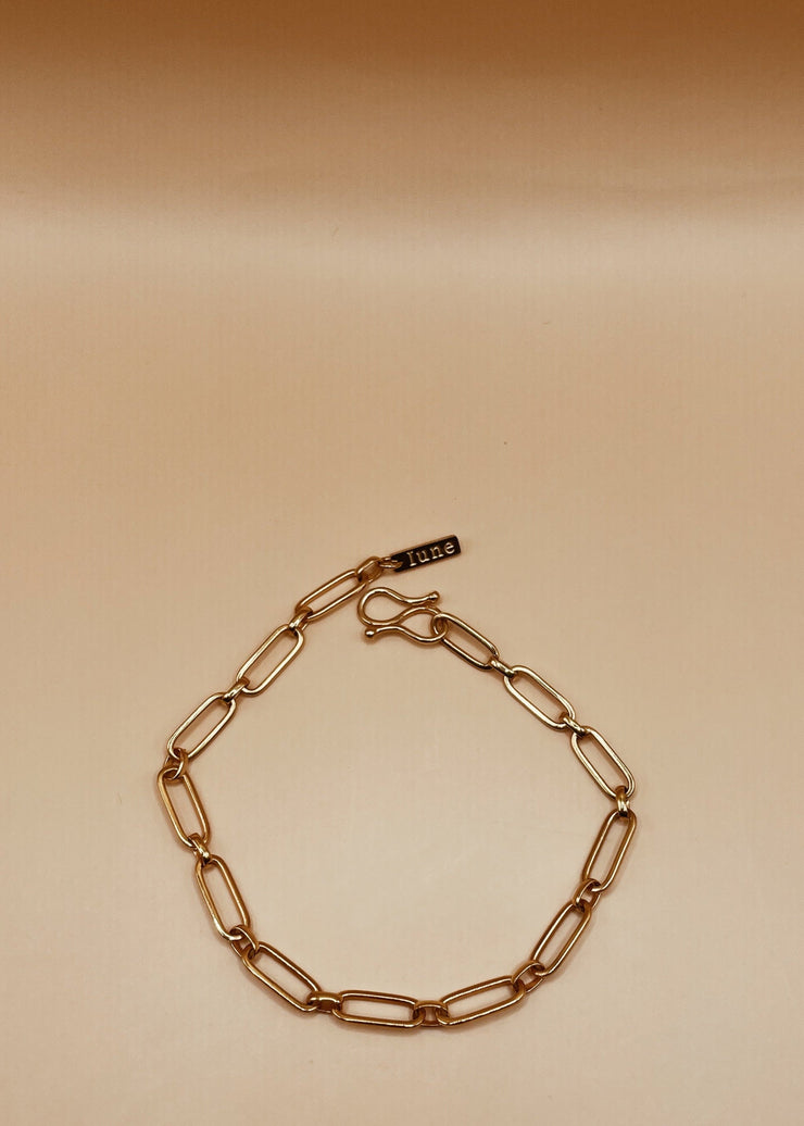 Sea Link Bracelet in Gold Tone