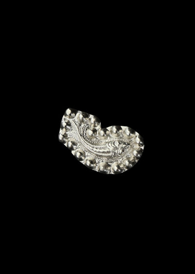 The Medieval Fish Ring in Silver Tone