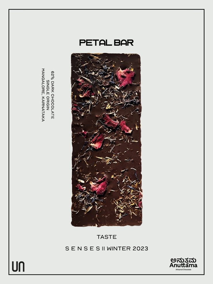 Petal Bar — 62% Dark Chocolate Infused with Petals