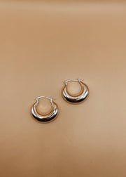 Dalida Hoops in Silver Tone