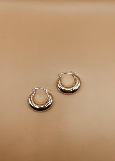 Dalida Hoops in Silver Tone