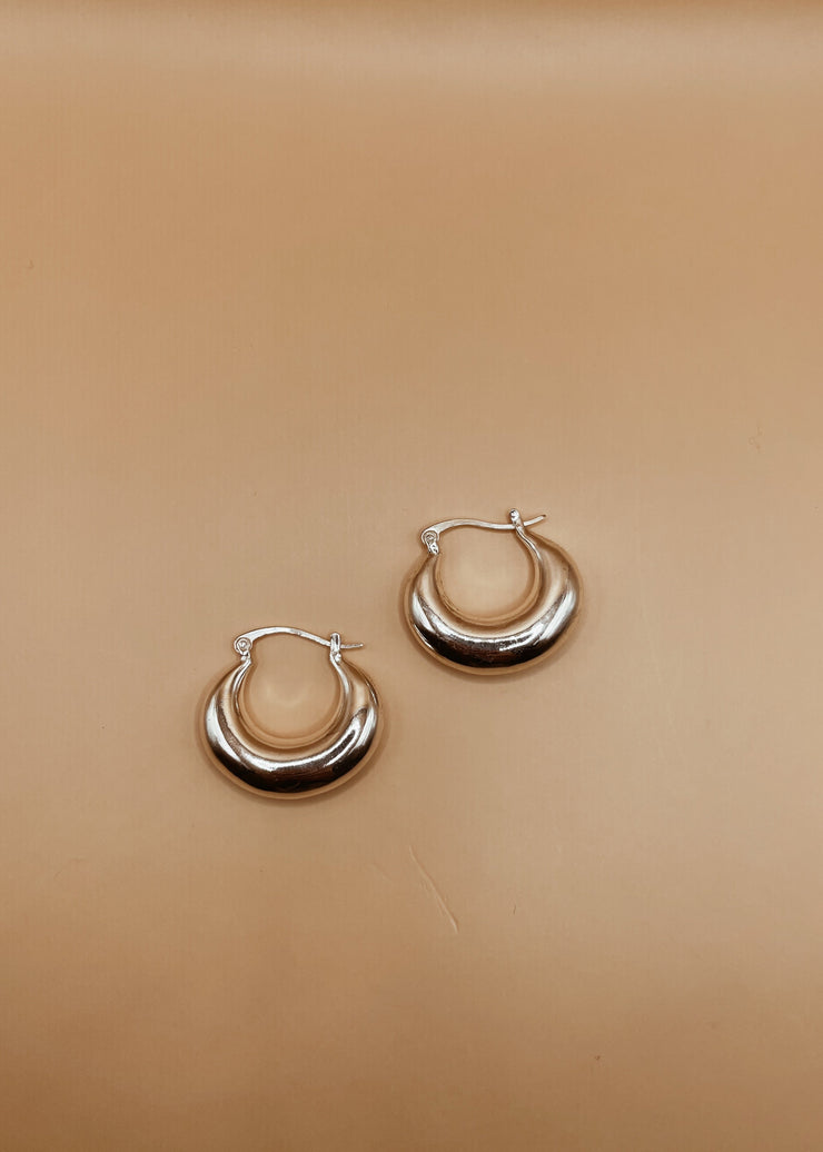 Dalida Hoops in Silver Tone