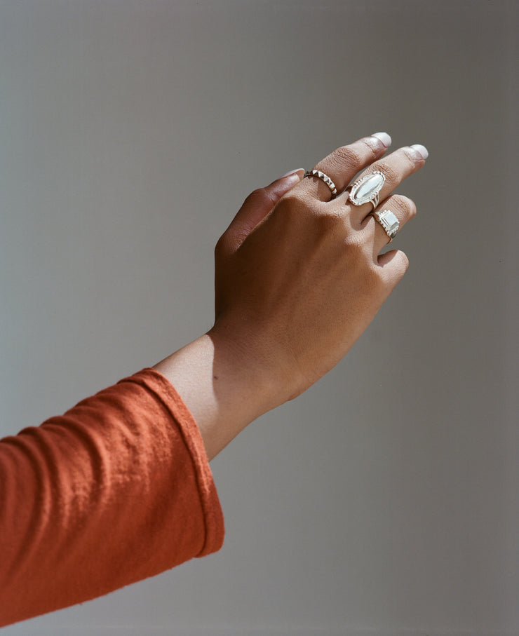 Bravura Ring in Gold Tone