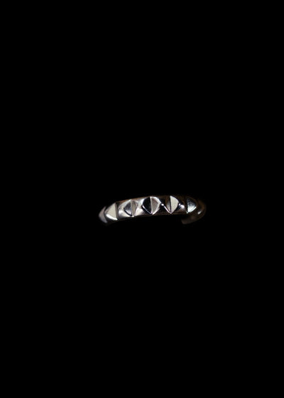 Single Line Toe Thumb Ring in Silver Tone