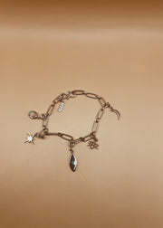 Sea Link Bracelet in Silver Tone