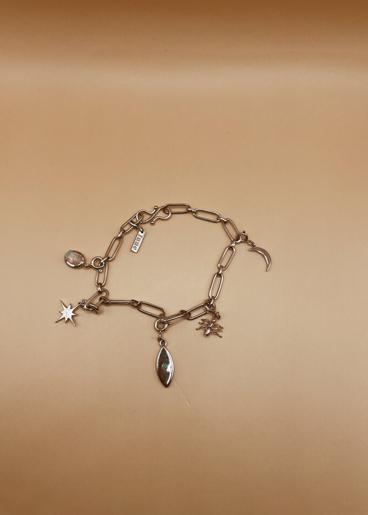 Sea Link Bracelet in Silver Tone