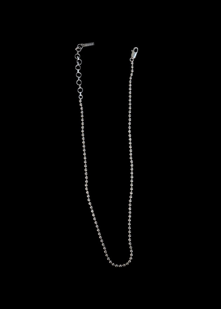Mini Amira Ball Choker in Silver Tone