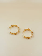 Little Daisy Metal Hoops