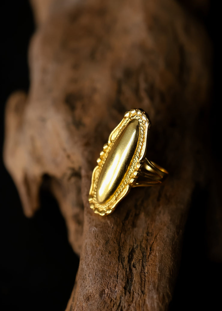 Bravura Ring in Gold Tone