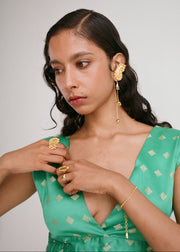 Mini Amira Ball Bracelet in Gold Tone