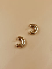 Berlin Chubby Hoops in Gold Tone