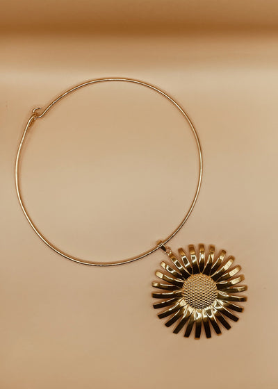 Daisy Collar Gold