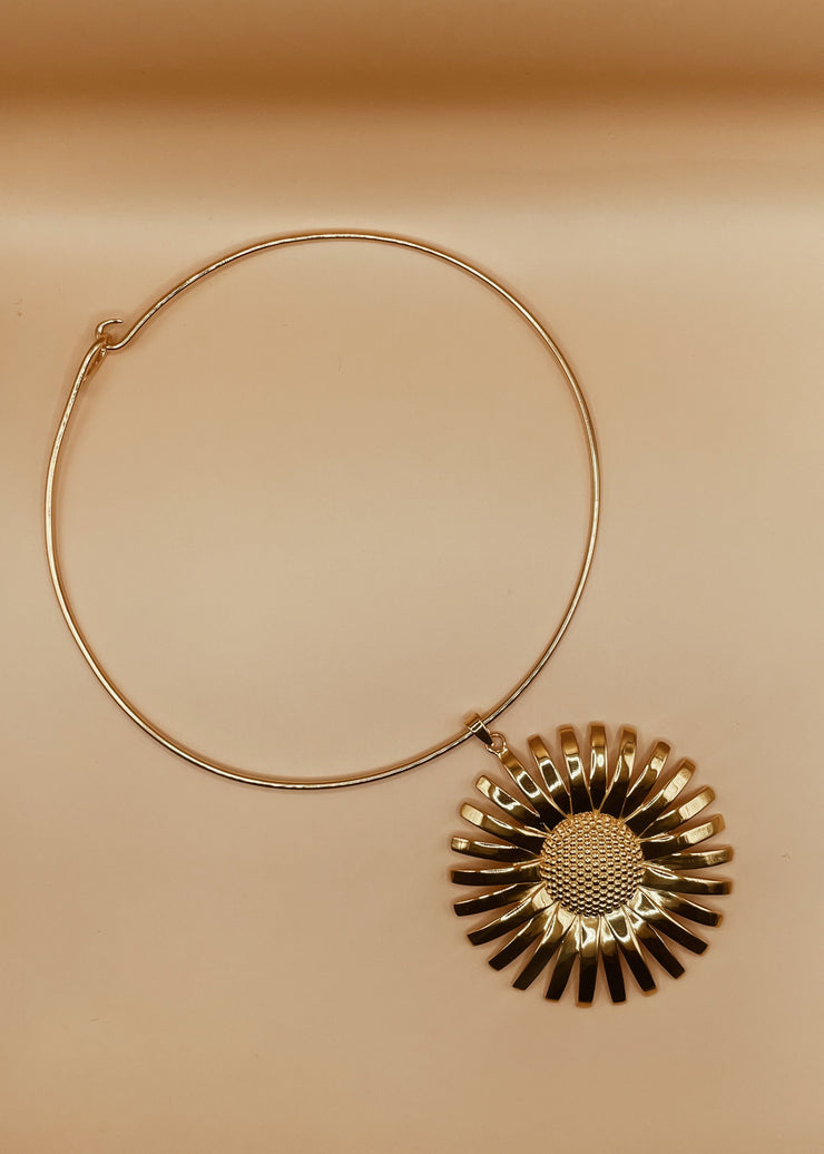 Daisy Collar Gold