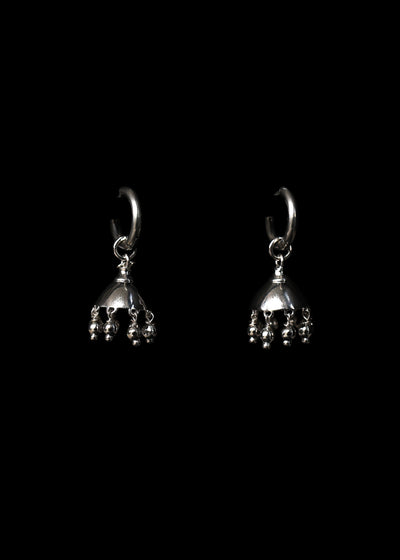 Darling Jhumka Charms in Silver Tone