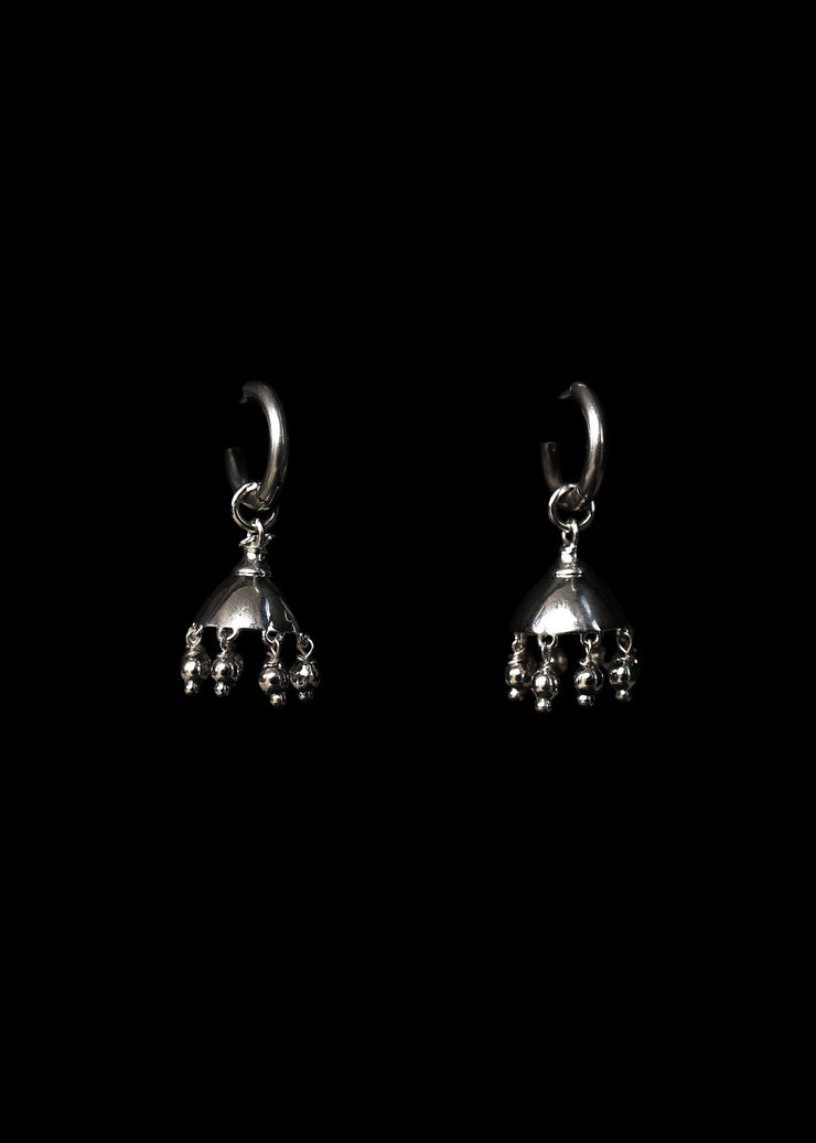 Darling Jhumka Charms in Silver Tone