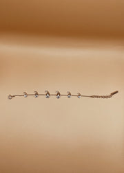Posse Of Paisleys Bracelet in Silver tone