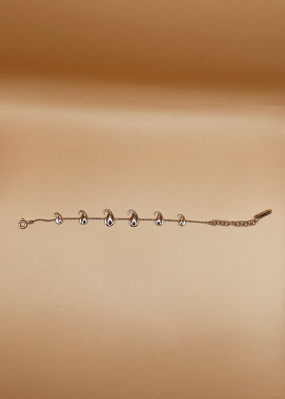 Posse Of Paisleys Bracelet in Silver tone