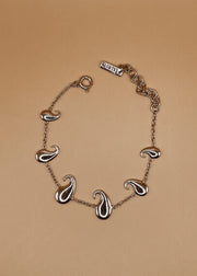 Posse Of Paisleys Bracelet in Silver tone