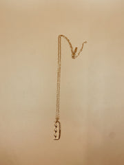 Letter D Necklace | 18kt Solid Gold