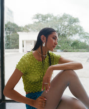 Big Fairuz Hoops in Silver Tone