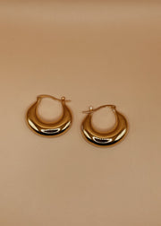 Dalida Hoops in Gold Tone