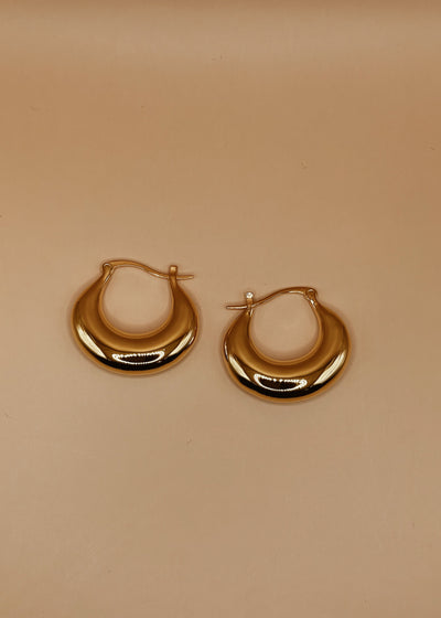 Dalida Hoops in Gold Tone