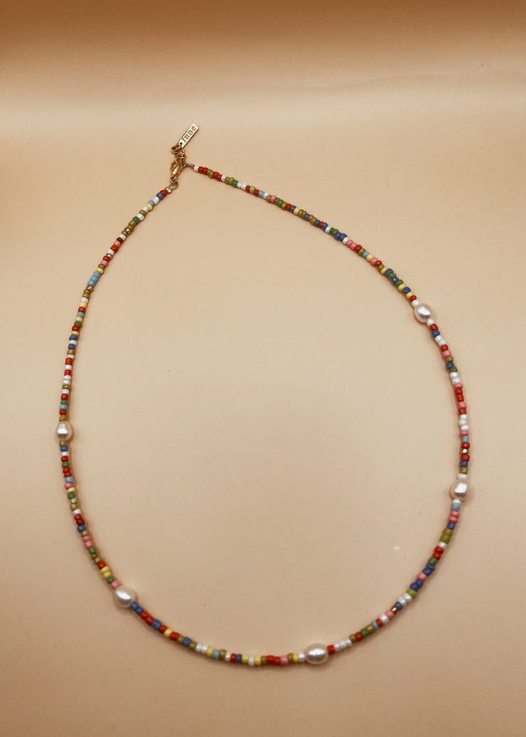 Confetti Pop Lune Necklace