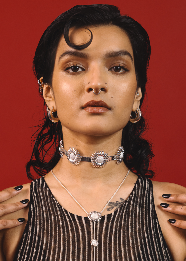 Dalida Hoops in Silver Tone