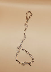Sea Link Hand Harness in Silver Tone