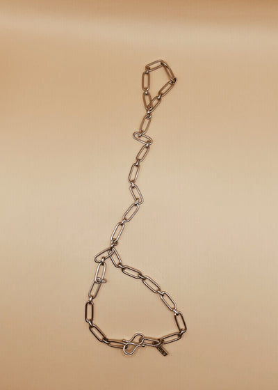 Sea Link Hand Harness in Silver Tone