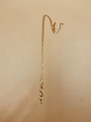Letter F Necklace | 18kt Solid Gold