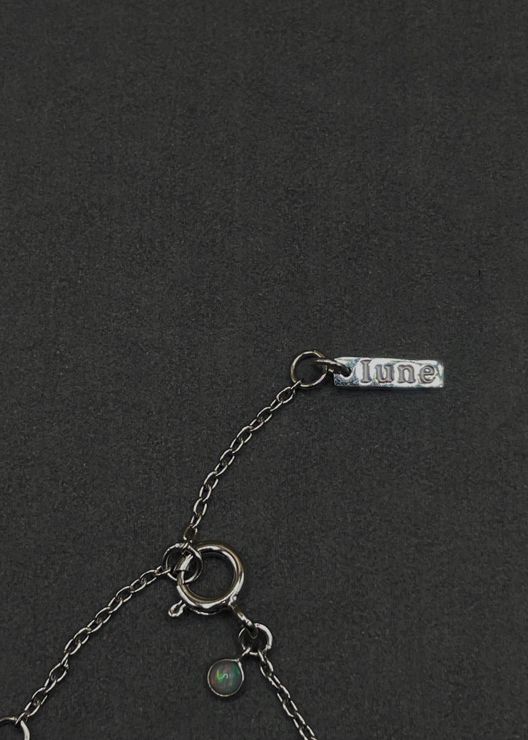 Opal Shaker Bracelet in Silver Tone