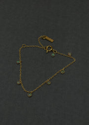 Opal Shaker Bracelet in Gold Tone
