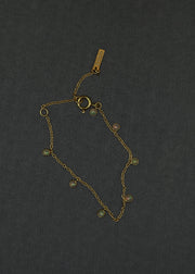 Opal Shaker Bracelet in Gold Tone