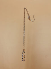 Letter O Necklace in 925 Sterling Silver