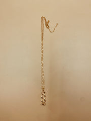 Letter Q Necklace in 925 Sterling Silver