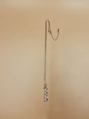 Letter B Necklace in 925 Sterling Silver