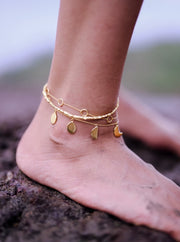 Moon Cycles Charm Anklet